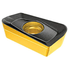 Iscar - HP ANKT0702 R Grade IC808 Carbide Milling Insert - TiAlN/AlTiN/TiN Finish, 0.1024" Thick, 0.5mm Corner Radius - Eagle Tool & Supply