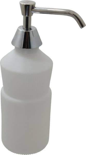 Value Collection - 34 oz Liquid Soap Dispenser Hardware - Plastic, Hanging, Chrome - Eagle Tool & Supply