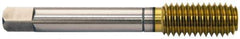 Balax - M16x2.00 Metric Coarse D7 Thread Limit Bottoming Thread Forming Tap - High Speed Steel, TiN Finish, 3-13/16" OAL, 1" Thread Length, Right Hand Thread, Series BXMB - Eagle Tool & Supply