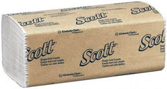 Scott - 1 Ply White Single-Fold Paper Towels - 9-1/4" Wide - Eagle Tool & Supply