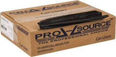 PRO-SOURCE - 0.8 mil Thick, Household/Office Trash Bags - 43" Wide x 48" High, Black - Eagle Tool & Supply