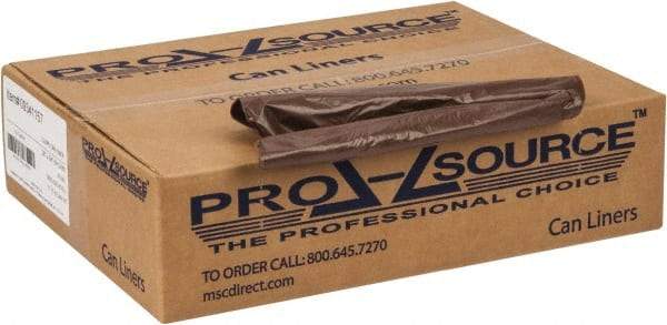 PRO-SOURCE - 0.8 mil Thick, Household/Office Trash Bags - 38" Wide x 58" High, Black - Eagle Tool & Supply