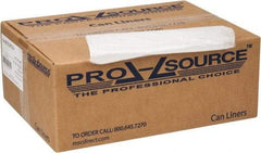 PRO-SOURCE - 0.63 mil Thick, Household/Office Trash Bags - 40" Wide x 48" High, Clear - Eagle Tool & Supply