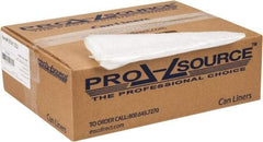 PRO-SOURCE - 0.63 mil Thick, Household/Office Trash Bags - 43" Wide x 48" High, Clear - Eagle Tool & Supply