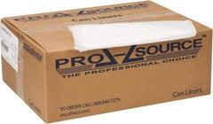 PRO-SOURCE - 0.67 mil Thick, Household/Office Trash Bags - 38" Wide x 60" High, Clear - Eagle Tool & Supply