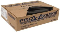 PRO-SOURCE - 0.6 mil Thick, Household/Office Trash Bags - 23" Wide x 24" High, Black - Eagle Tool & Supply