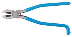 Channellock - 9" OAL, 1-9/32" Jaw Length x 1-1/16" Jaw Width, Ironworker's Pliers - Standard Jaw, Standard Head, Plastic Dipped Handles - Eagle Tool & Supply