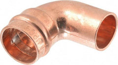 B&K Mueller - 1/2" Copper Pipe 90° Street Elbow - C x Ftg, Presoldered - Eagle Tool & Supply