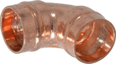 B&K Mueller - 1/2" Copper Pipe 90° Elbow - C x C, Presoldered - Eagle Tool & Supply