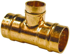 B&K Mueller - 3/4 x 1/2 x 1/2" Copper Pipe Tee - C x C x C, Presoldered - Eagle Tool & Supply