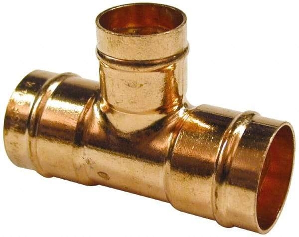B&K Mueller - 1 x 1 x 3/4" Copper Pipe Tee - C x C x C, Presoldered - Eagle Tool & Supply