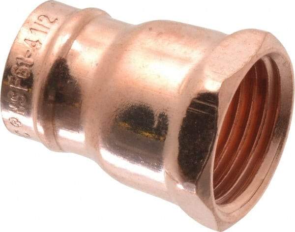 B&K Mueller - 1/2" Copper Pipe Female Adapter - C x F, Presoldered - Eagle Tool & Supply