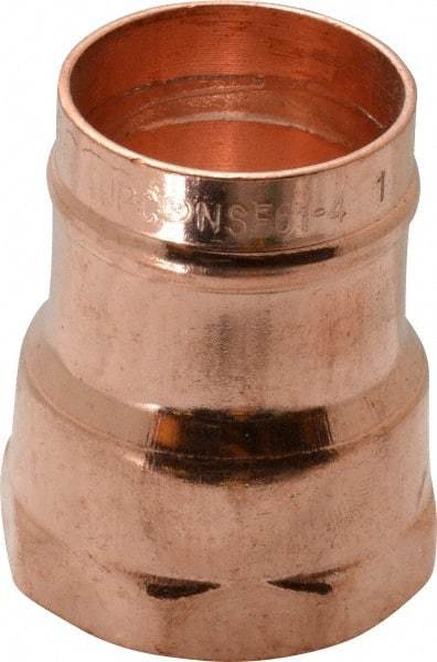 B&K Mueller - 1" Copper Pipe Female Adapter - C x F, Presoldered - Eagle Tool & Supply