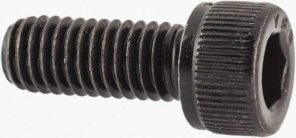 Value Collection - #10-32 UNF Hex Socket Drive, Socket Cap Screw - Alloy Steel, Black Oxide Finish, Fully Threaded, 1/2" Length Under Head - Eagle Tool & Supply