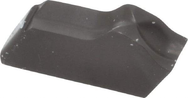 Seco - 150.103 14 T350M Grade, 0.122" Cutting Width, Carbide Cutoff Insert - 0° Neutral Lead Angle, 0.008" Cnr Rad, TiCN/Al2O3 Coated, Single End - Eagle Tool & Supply