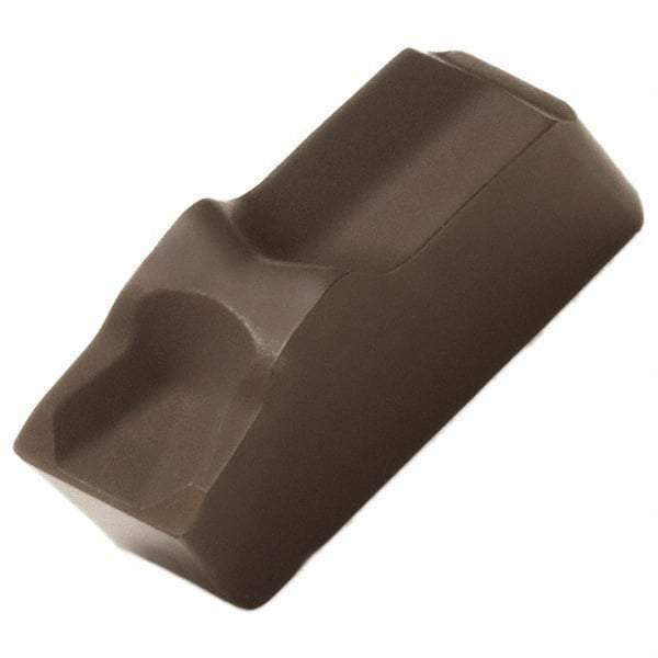 Seco - 150.103 16 T350M Grade, 0.122" Cutting Width, Carbide Cutoff Insert - 0° Neutral Lead Angle, 0.008" Cnr Rad, TiCN/Al2O3 Coated, Single End - Eagle Tool & Supply