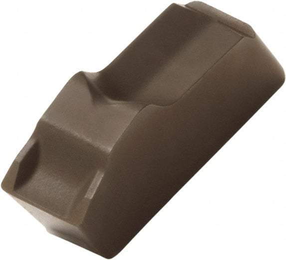 Seco - 150.1012 12 MP1500 Grade, 0.122" Cutting Width, Carbide Cutoff Insert - 6° Neutral Lead Angle, 0.008" Cnr Rad, TiCN/Al2O3 Coated, Single End - Eagle Tool & Supply