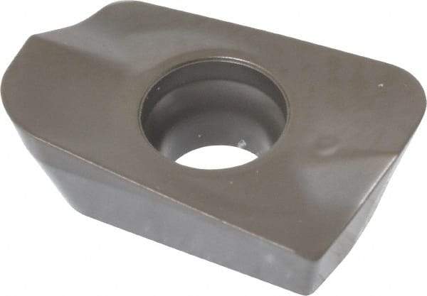 Seco - XOMX180631 M14 Grade T350M Carbide Milling Insert - TiCN/Al2O3 Finish, 1/4" Thick, 0.122" Corner Radius - Eagle Tool & Supply