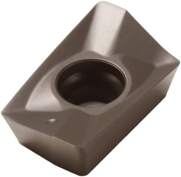 Seco - XOMX180650 M10 Grade T350M Carbide Milling Insert - TiCN/Al2O3 Finish, 1/4" Thick, 0.197" Corner Radius - Eagle Tool & Supply