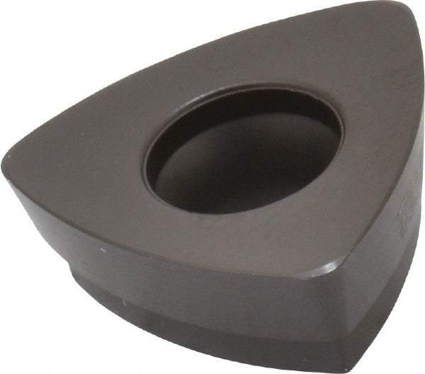 Seco - 218.19160 M08 Grade T350M Carbide Milling Insert - TiCN/Al2O3 Finish, 0.187" Thick, 0.44" Inscribed Circle, 0.047" Corner Radius - Eagle Tool & Supply