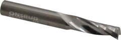 Onsrud - 3/8" Cutting Diam x 1-1/8" Length of Cut, 1 Flute, Upcut Spiral Router Bit - Uncoated, Right Hand Cut, Solid Carbide, 3" OAL x 3/8" Shank Diam, Single Edge, 21° Helix Angle - Eagle Tool & Supply