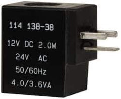 ARO/Ingersoll-Rand - 12 VDC Coil Stacking Solenoid Valve - For Use with Sierra 18mm & Premair Valves - Eagle Tool & Supply