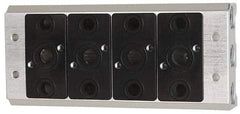 ARO/Ingersoll-Rand - 3/8", 3/8" 4 Station Manifold Stacking Solenoid Valve - For Use with 4 Station - Eagle Tool & Supply