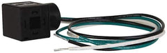 ARO/Ingersoll-Rand - 30mm Stacking Solenoid Valve Connector with 18" Lead Wire - For Use with 1/8 NPT - Eagle Tool & Supply