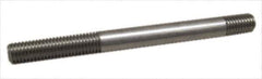 Gibraltar - 5/8-11 8" OAL Equal Double Threaded Stud - Carbon Steel, Black Oxide Finish, 2" Equal Thread Length - Eagle Tool & Supply