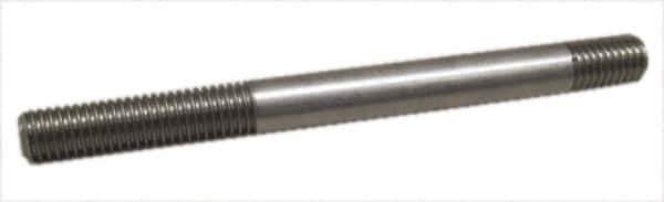 Gibraltar - 3/4-10 6" OAL Equal Double Threaded Stud - Carbon Steel, Black Oxide Finish, 1-3/4" Equal Thread Length - Eagle Tool & Supply