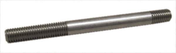 Gibraltar - 3/4-10 8" OAL Equal Double Threaded Stud - Carbon Steel, Black Oxide Finish, 2" Equal Thread Length - Eagle Tool & Supply