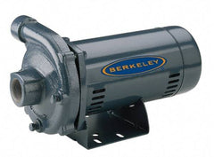 Berkeley - ODP Motor, 208-230/460 Volt, 3 Phase, 1/2 HP, Cast Iron Straight Pump - 1-1/4 Inch Inlet, 1 Inch Outlet, 83 Max Head psi, Noryl Impeller - Eagle Tool & Supply