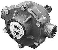 Pentair - ODP Motor, 208-230/460 Volt, 3 Phase, 1 HP, Cast Iron Straight Pump - 1-1/4 Inch Inlet, 1 Inch Outlet, 58 Max Head psi, Bronze Impeller, Cast Iron Shaft, Buna-N Seal, 58 Ft. Shut Off - Eagle Tool & Supply