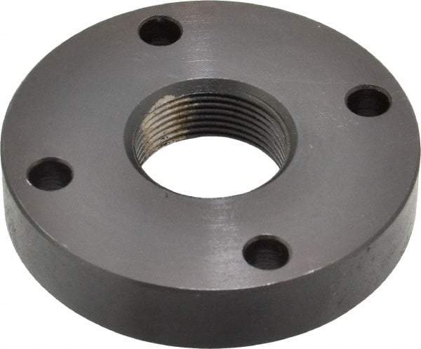 Keystone Threaded Products - 1-18 Int Thread, 3/4" Bar Diam, 2.63" Flange OD x 0.53" Thickness Precision Acme Mounting Flange - 4 Mounting Holes, Black Oxide Finish, Carbon Steel - Eagle Tool & Supply