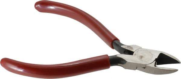 Proto - 4-7/16" OAL, Cutting Pliers - 19/32" Jaw Length x 9/16" Jaw Width, Round Head, Plastisol Handle - Eagle Tool & Supply