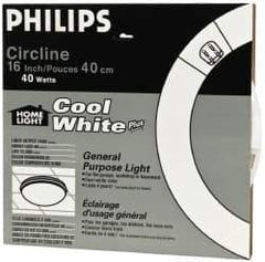 Philips - 40 Watt Fluorescent Tubular 4 Pin Lamp - 4,100°K Color Temp, 2,500 Lumens, T8, 12,000 hr Avg Life - Eagle Tool & Supply