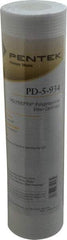 Pentair - 2-1/2" OD, 5µ, Polypropylene Thermal Bonded Cartridge Filter - 9.88" Long, Reduces Sediments - Eagle Tool & Supply