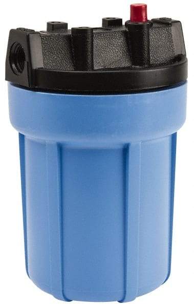 Pentair - 4-5/8 Inch Outside Diameter, 8 Inch Cartridge Length, 5 Micron Rating, Cartridge Filter Assembly - 3/8 Inch Pipe, Reduces Taste, Odor and Sediment - Eagle Tool & Supply