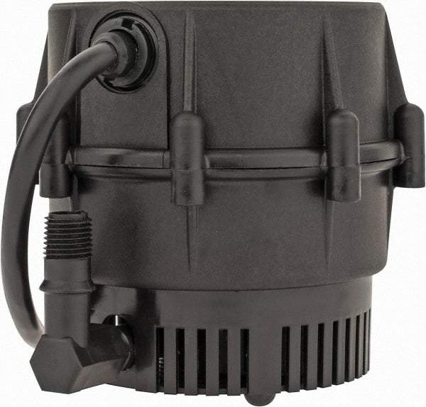 Little Giant Pumps - 1/40 HP, 5.3 psi, Nylon Miniature Submersible Pump - 1/4 Inch Outlet, 6 Ft. Long Power Cord, 1.7 Amp - Eagle Tool & Supply