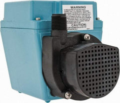 Little Giant Pumps - 1/15 HP, 7.5 psi, Aluminum Miniature Submersible Pump - 1/2 Inch Inlet, 1/2 Inch Outlet, 6 Ft. Long Power Cord, 3.2 Amp - Eagle Tool & Supply