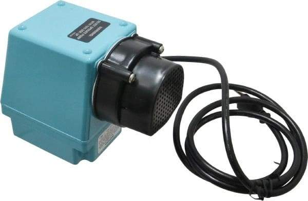Little Giant Pumps - 1/12 HP, 10 psi, Aluminum Miniature Submersible Pump - 3/4 Inch Inlet, 1/2 Inch Outlet, 6 Ft. Long Power Cord, 3.5 Amp - Eagle Tool & Supply