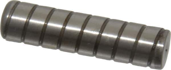 Holo-Krome - 3/8" Diam x 1-1/2" Pin Length 4000 Alloy Steel Pull Out Dowel Pin - Black Luster Finish, C 47-58 & C 60 (Surface) Hardness, 1 Beveled & 1 Threaded End - Eagle Tool & Supply