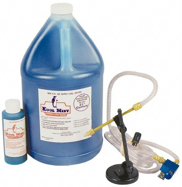 Kool Mist - Tankless Mist Coolant Unit - 4' Coolant Line Length, 4" Hose Length - Eagle Tool & Supply