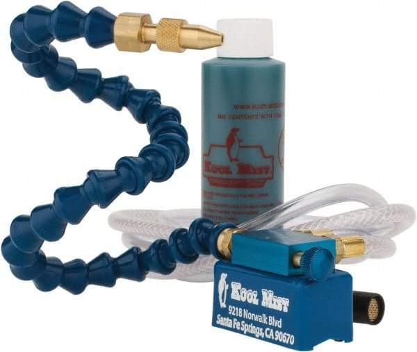 Kool Mist - 1 Outlet, Tankless Mist Coolant Unit - 4' Coolant Line Length, 12" Hose Length - Eagle Tool & Supply