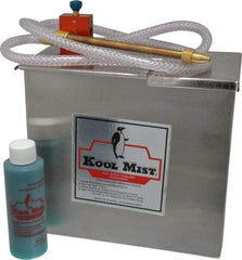 Kool Mist - 1 Outlet, 1 Gal Tank Capacity, Stainless Steel Tank Mist Coolant System - 4' Coolant Line Length, 6" Hose Length, 5/16" Nozzle Diam - Eagle Tool & Supply