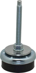 Royal Products - M12-1.25 Bolt Thread, Stud Mount Leveling Pad & Mount - 1,110 Max Lb Capacity, 3-1/8" Base Diam - Eagle Tool & Supply