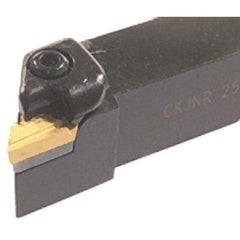 Iscar - CKJN, Right Hand Cut, 93° Lead Angle, 1" Shank Height x 1" Shank Width, Negative Rake Indexable Turning Toolholder - 6" OAL, KN.X Insert Compatibility, Series Isoturn - Eagle Tool & Supply