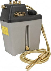 Trico - 2 Outlet, 1 Gal Tank Capacity, High Density Polyethylene Tank Mist Coolant System - 5' Coolant Line Length, 6" Hose Length - Eagle Tool & Supply