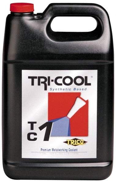 Trico - Tri-Cool TC-1, 1 Gal Bottle Cutting Fluid - Synthetic, For Broaching, Grinding, Machining, Tapping - Eagle Tool & Supply