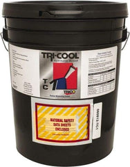 Trico - Tri-Cool TC-1, 5 Gal Pail Cutting Fluid - Synthetic, For Broaching, Grinding, Machining, Tapping - Eagle Tool & Supply